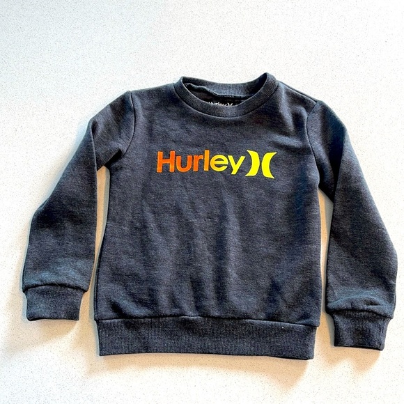 Hurley Gray Sweatshirt - Toddler Boys Size 3T - Picture 1 of 8